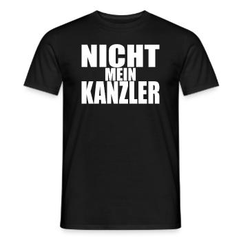 Ampel Regierung Scholz Baerbock Habeck Grüne SPD - Männer T-Shirt - Schwarz - Vorne - AI Model Male 178 light (178cm)