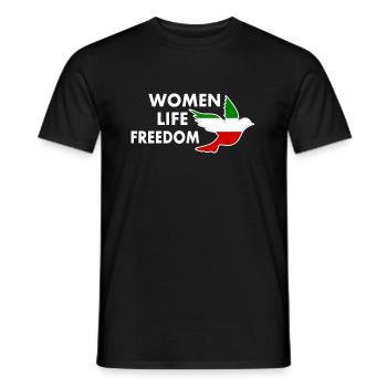 Women life freedom - T-shirt homme - noir - Devant - AI Model Male 178 light (178cm)