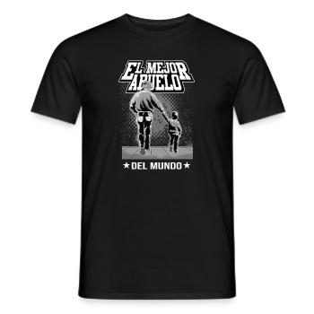 El Mejor Abuelo del Mundo Fête des pères espagnole - T-shirt homme - noir - Devant - AI Model Male 178 light (178cm)