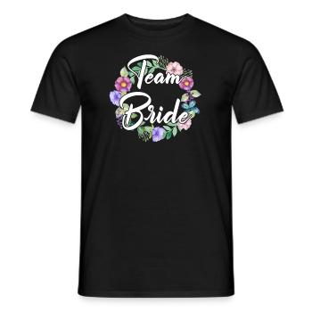 Groupe de l'équipe JGA Group Party Squad Gang - T-shirt homme - noir - Devant - AI Model Male 178 light (178cm)