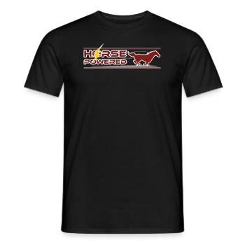 Die Stärke der Pferde - Männer T-Shirt - Schwarz - Vorne - AI Model Male 178 light (178cm)