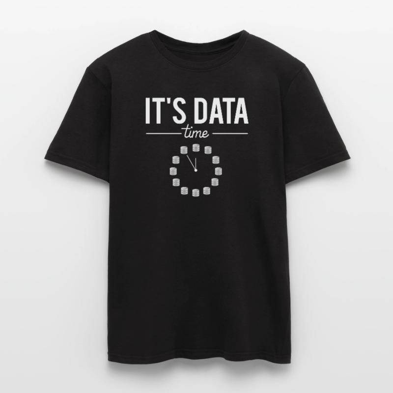 It's Data Time Data Scientist Data Engineer T-shirt homme