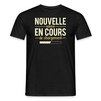 Nouvelle Vanne En Cours De Chargement Blagueur - T-shirt homme - noir - Devant - AI Model Male 178 light (178cm)