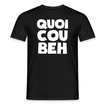 Quoicoubeh t'as les cramptés apanyan jeunesse - T-shirt homme - noir - Devant - AI Model Male 178 light (178cm)