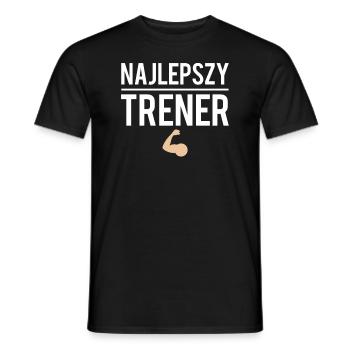 Najlepszy trener prezent dla trenera - T-shirt homme - noir - Devant - AI Model Male 178 light (178cm)
