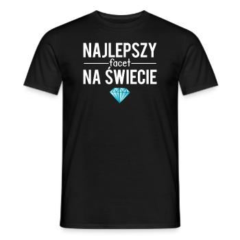 Najlepszy facet na swiecie polonais humour - T-shirt homme - noir - Devant - AI Model Male 178 light (178cm)