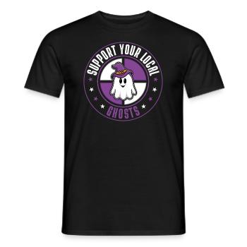 Fantômes - T-shirt homme - noir - Devant - AI Model Male 178 light (178cm)