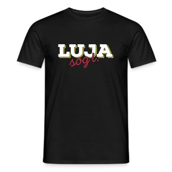 Luja sog i 3C - Männer T-Shirt - Schwarz - Vorne - AI Model Male 178 light (178cm)
