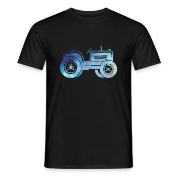 tracteur - T-shirt homme - noir - Devant - AI Model Male 178 light (178cm)