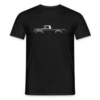 Pickup Musclecar États-Unis - T-shirt homme - noir - Devant - AI Model Male 178 light (178cm)