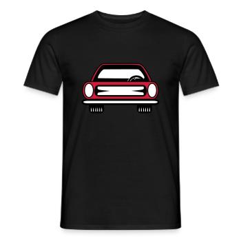 Car car grill car - Men's T-Shirt - black - Front - AI Model Male 178 light (178cm)