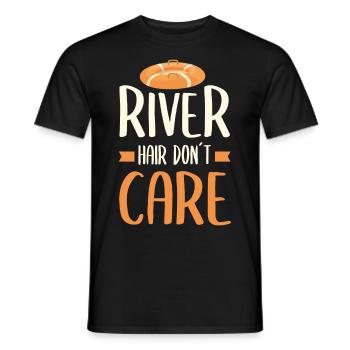 Rafting Wassersport - Männer T-Shirt - Schwarz - Vorne - AI Model Male 178 light (178cm)