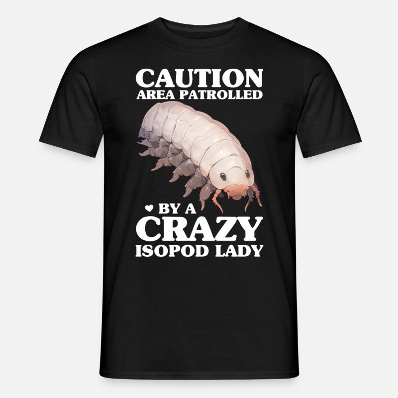 Isopoden - Männer T-Shirt - Schwarz