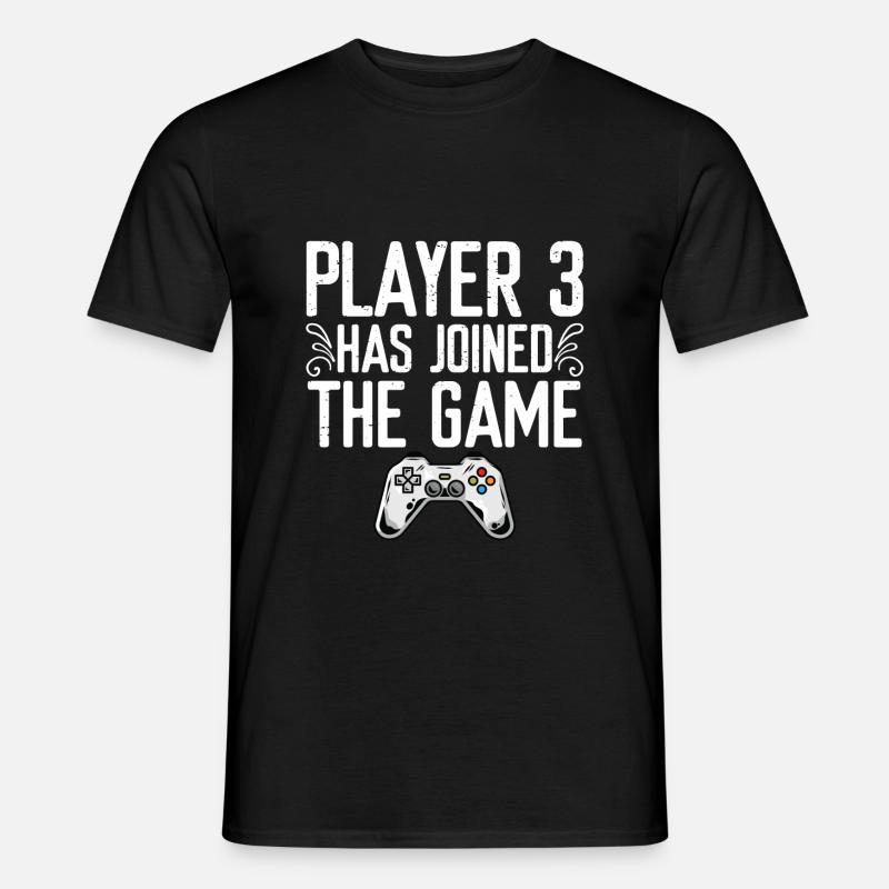 Player 3 Has Joined The Game Bodysuit - Männer T-Shirt - Schwarz