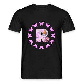 obstblüte r - Männer T-Shirt - Schwarz - Vorne - AI Model Male 178 light (178cm)