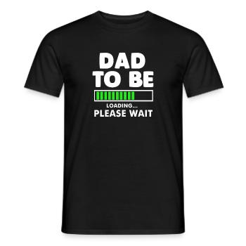 Werdender Vater Schwanger Schwangerschaft Geschenk - Männer T-Shirt - Schwarz - Vorne - AI Model Male 178 light (178cm)