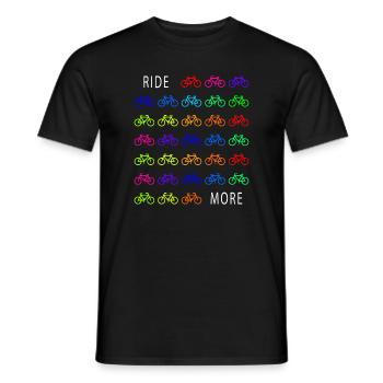 Drôle de vélo de vitesse VTT Vélo cadeau pour le - T-shirt homme - noir - Devant - AI Model Male 178 light (178cm)