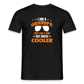 Cooles Großvater Vati Großvater Vati Großvater - Männer T-Shirt - Schwarz - Vorne - AI Model Male 178 light (178cm)