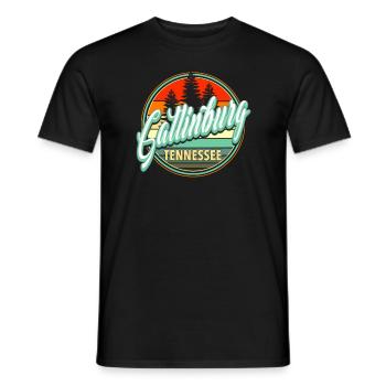 Gatlinburg Tennessee - Männer T-Shirt - Schwarz - Vorne - AI Model Male 178 light (178cm)