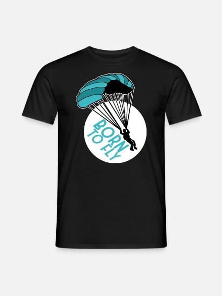 Paragliding - Männer T-Shirt - Schwarz