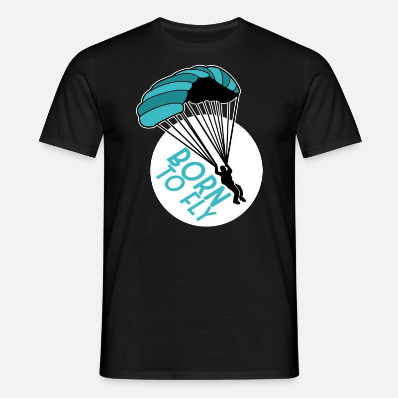 paragliding - Men's T-Shirt - black