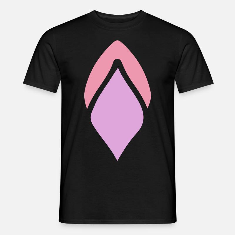 farverig - Mænd T-shirt - sort