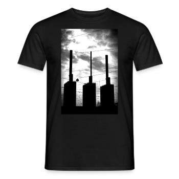 Kraftwerk - Männer T-Shirt - Schwarz - Vorne - AI Model Male 178 light (178cm)