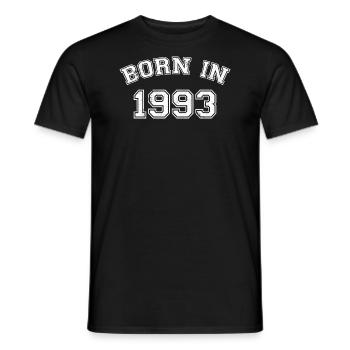 NÉS EN 1993 Birthday Born Gifts Chemises - T-shirt homme - noir - Devant - AI Model Male 178 light (178cm)