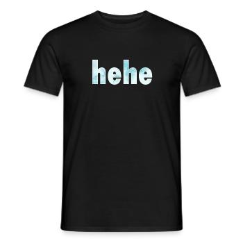 hehe - T-shirt homme - noir - Devant - AI Model Male 178 light (178cm)