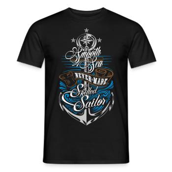 Anchor #2 - Men's T-Shirt - black - Front - AI Model Male 178 light (178cm)