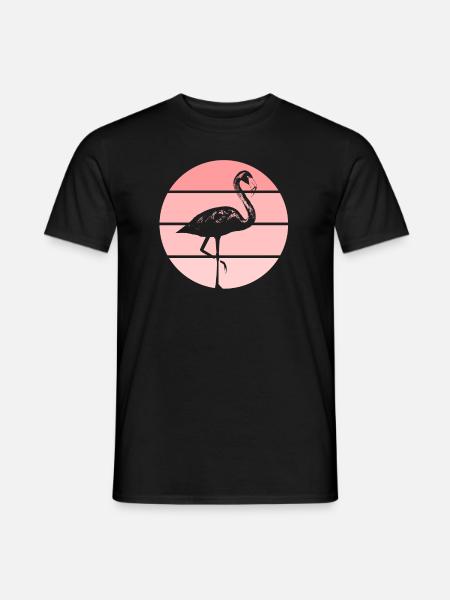 flamingo - Men's T-Shirt - black