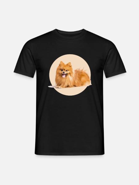 Rot Spitz - Männer T-Shirt - Schwarz