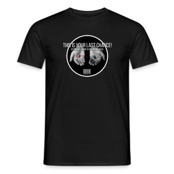 ROTE PILLE BLAUE PILLE - Männer T-Shirt - Schwarz - Vorne - AI Model Male 178 light (178cm)