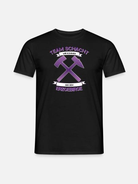 Aue im Erzgebirge - Männer T-Shirt - Schwarz