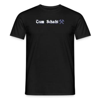 Schalke Team Ruhrgebiet Fussball Schalker Geschenk - Männer T-Shirt - Schwarz - Vorne - AI Model Male 178 light (178cm)