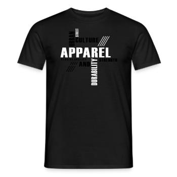 CULTURE URBAINE AUTHENTIQUE - T-shirt homme - noir - Devant - AI Model Male 178 light (178cm)