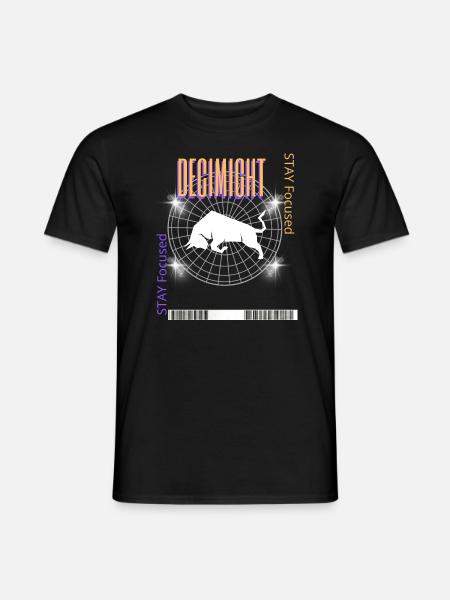Decimight Bull - Männer T-Shirt - Schwarz