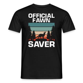 Conception de coyote pour les réacteurs de coyote - T-shirt homme - noir - Devant - AI Model Male 178 light (178cm)