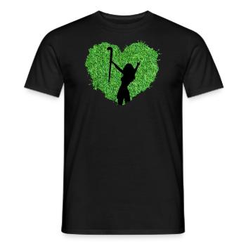Hockey Field Hockey Hockeygirl Artificial Turf Hockeylove - Men's T-Shirt - black - Front - AI Model Male 178 light (178cm)