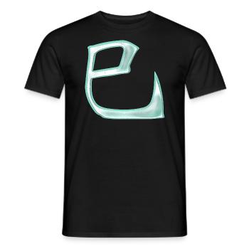Snake - In Japanese / Zodiac Sign - Men's T-Shirt - black - Front - AI Model Male 178 light (178cm)