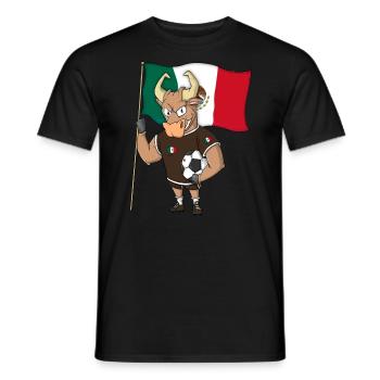 Taurus Fan Mexico - Men's T-Shirt - black - Front - AI Model Male 178 light (178cm)