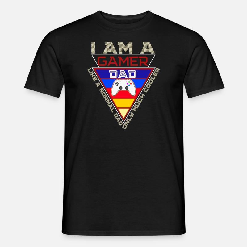 Gamer far - Mænd T-shirt - sort
