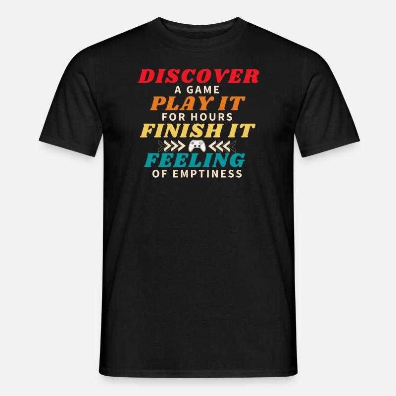 Beenden eines Spiels - Männer T-Shirt - Schwarz