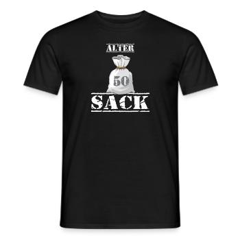 Alter Sack 50 Geburtstag - Männer T-Shirt - Schwarz - Vorne - AI Model Male 178 light (178cm)