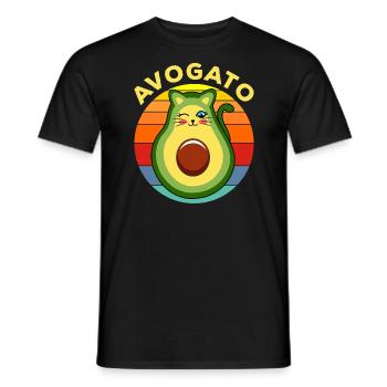 Avogato Guacamole - Männer T-Shirt - Schwarz - Vorne - AI Model Male 178 light (178cm)