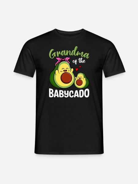 Großmutter Von Babycado - Männer T-Shirt - Schwarz
