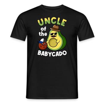 Uncle of the - Men's T-Shirt - black - Front - AI Model Male 178 light (178cm)