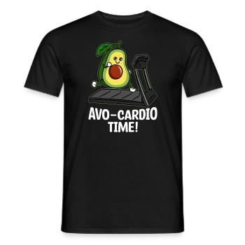 Avocado clothing for men Avocado men's clothing - Men's T-Shirt - black - Front - AI Model Male 178 light (178cm)