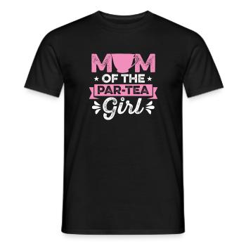 Mutter Von Par-tee Mädchen Chai Trinker Tee - Männer T-Shirt - Schwarz - Vorne - AI Model Male 178 light (178cm)