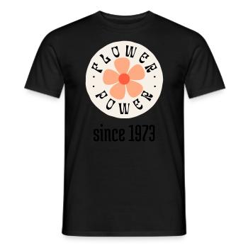 since 1973 - Männer T-Shirt - Schwarz - Vorne - AI Model Male 178 light (178cm)